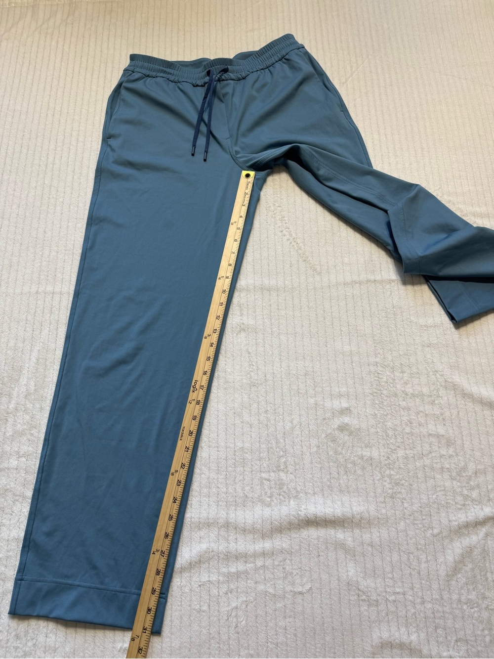 lululemon athletica Dusty Blue Wide-Leg Drawstring Track Pants - Picture 7 of 12